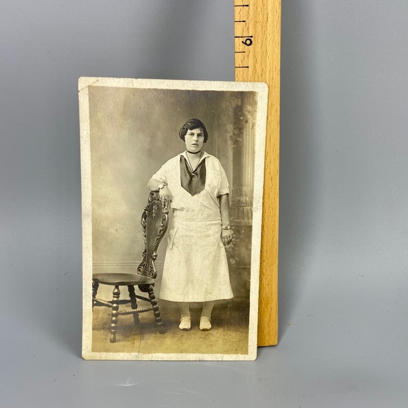 Antique Real Photograph Postcards Set of 3 Fashionable Lady Portraits - Picture 14 of 16